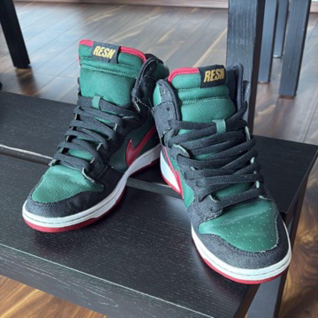 ナイキ SB ダンク ハイ \"RESN/グッチ\" (2009)箱無し