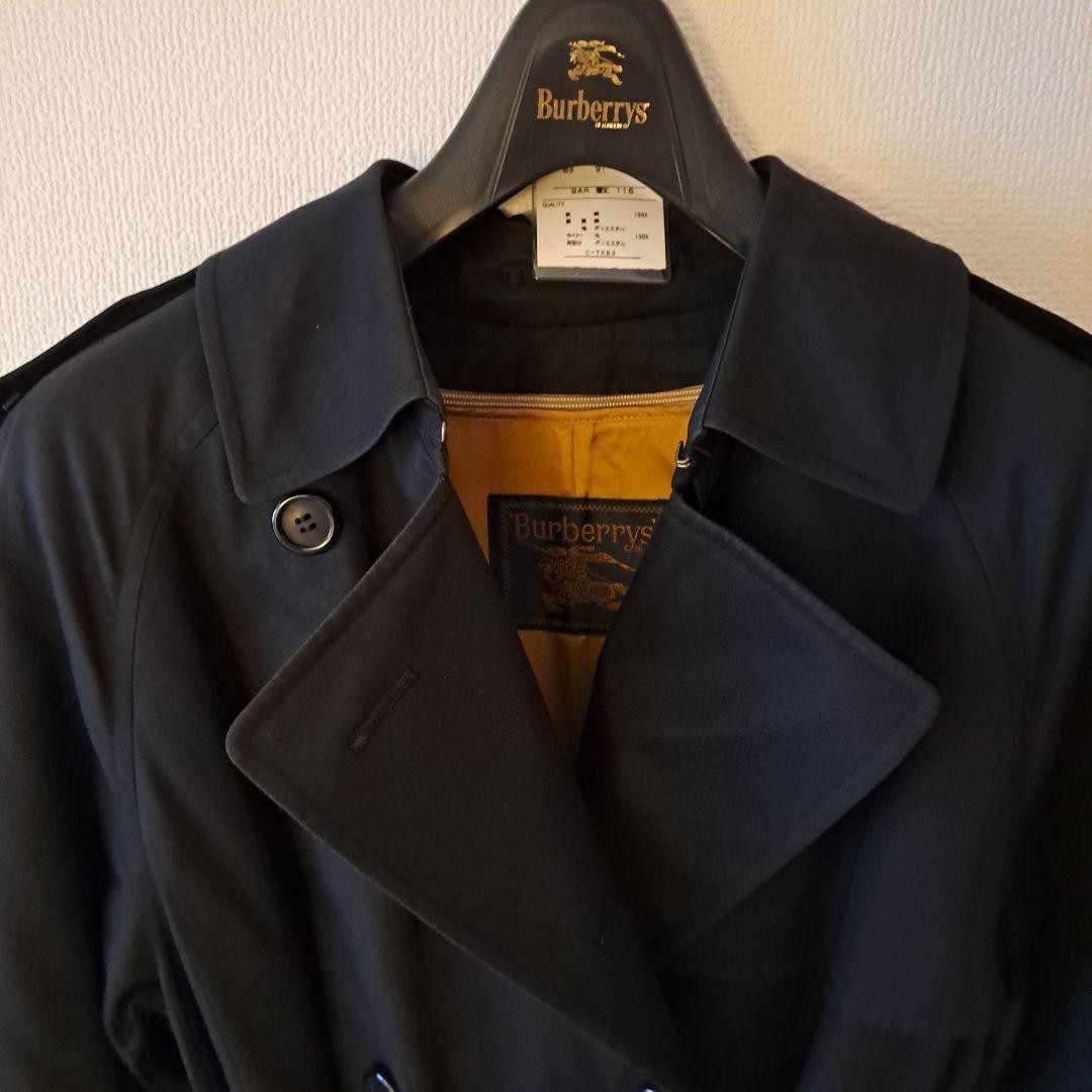 mame 【BURBERRY】トレンチコートブラック ライナー付き 9AR