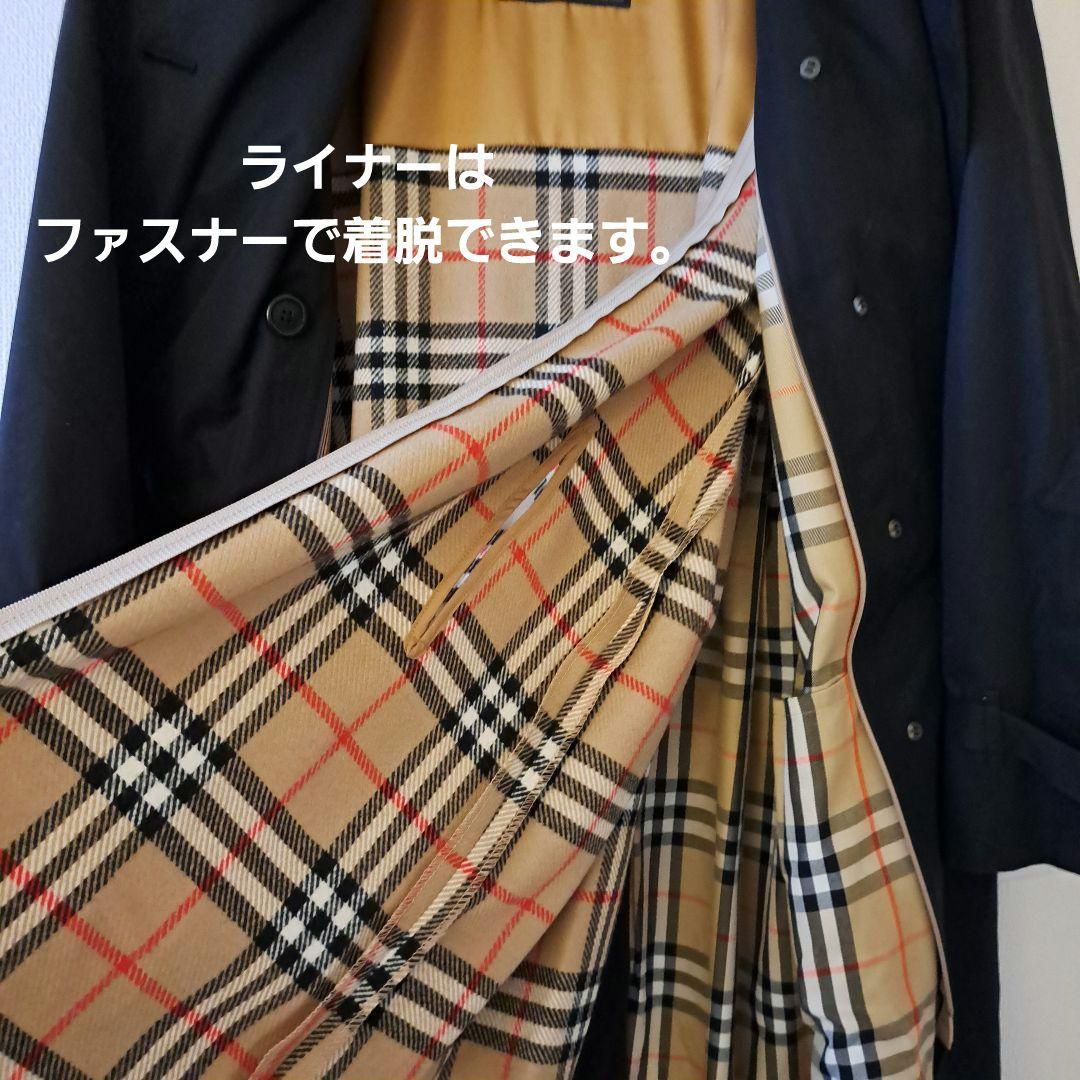 mame 【BURBERRY】トレンチコートブラック ライナー付き 9AR