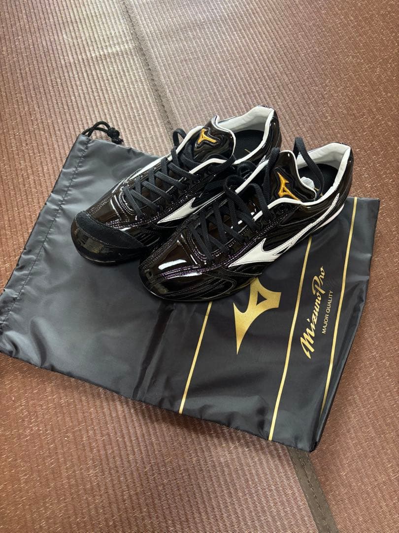 NNNtaro ミズノプロ　オーダースパイク 収納袋付き27.5