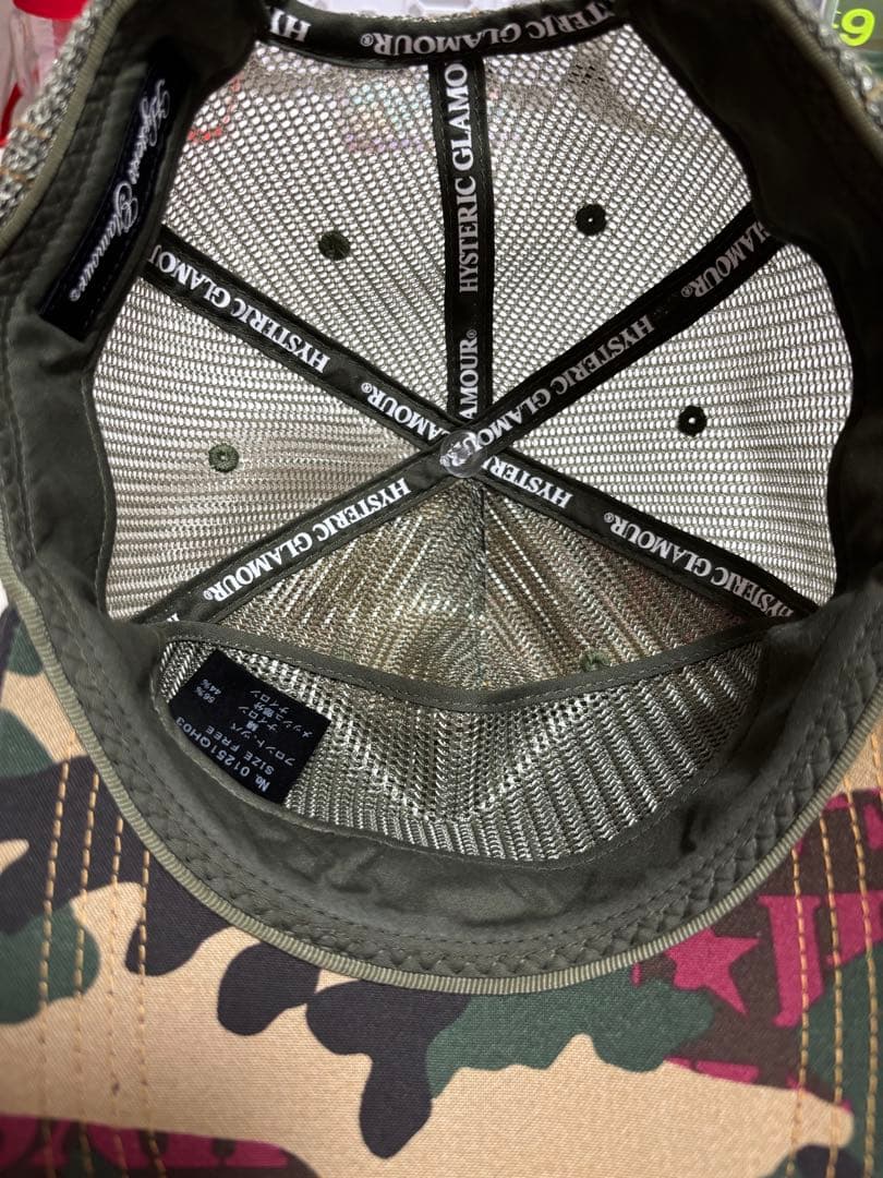 ❤︎ HYSTERIC GLAMOUR 迷彩柄 キャップ 早い者勝ちです ❤︎