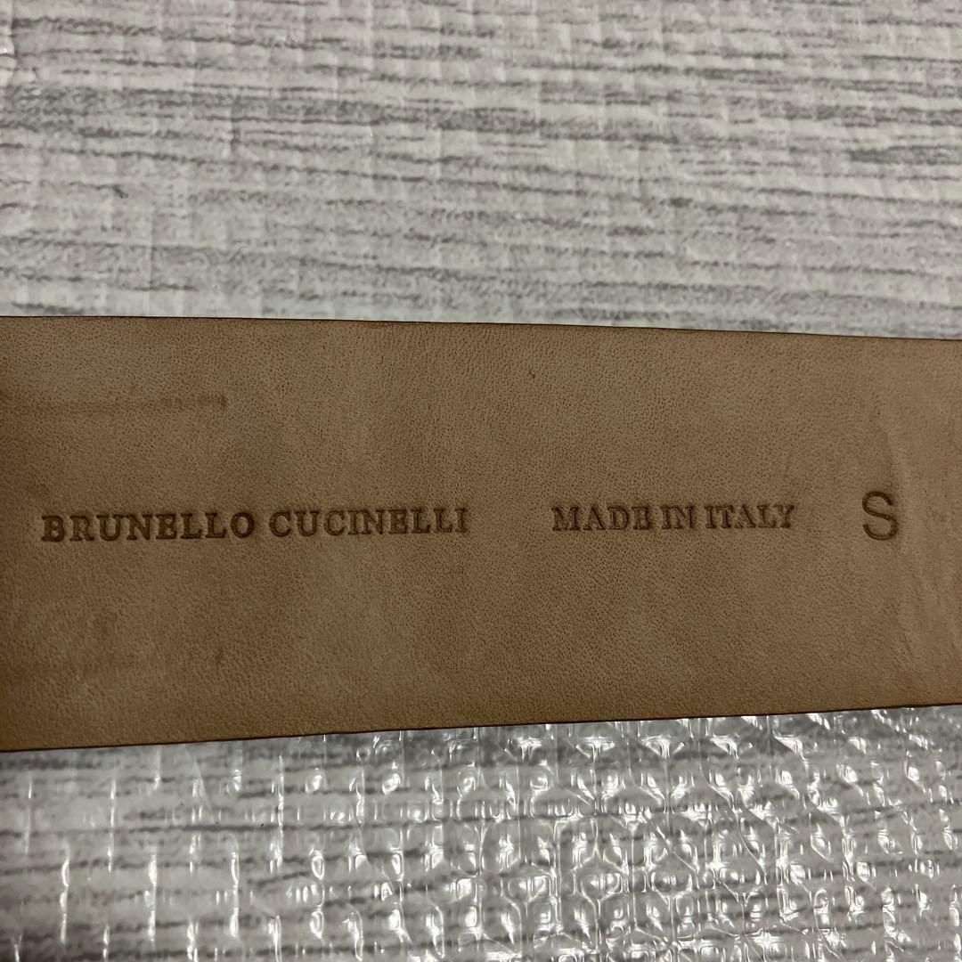 ブルネロクチネリ　ベルト　クロコダイル　ワニ革