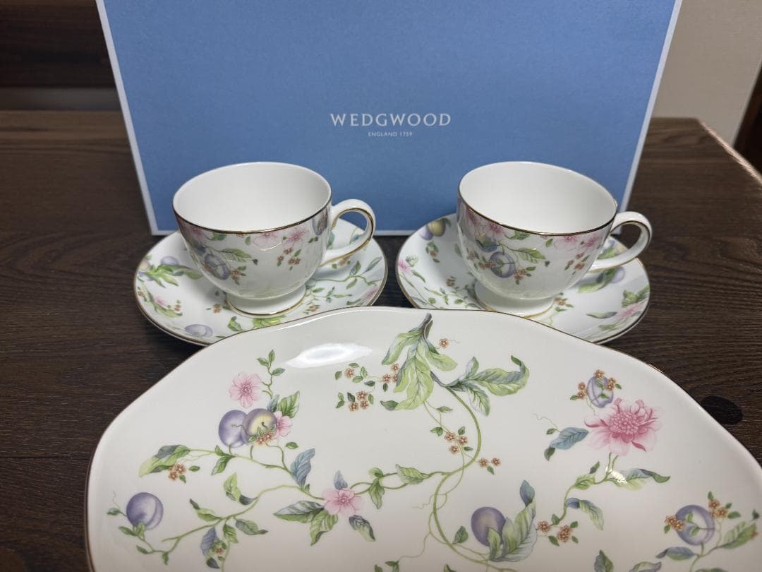 ☆taku☆新品 カップ＆ソーサー、オーバルプレートセット