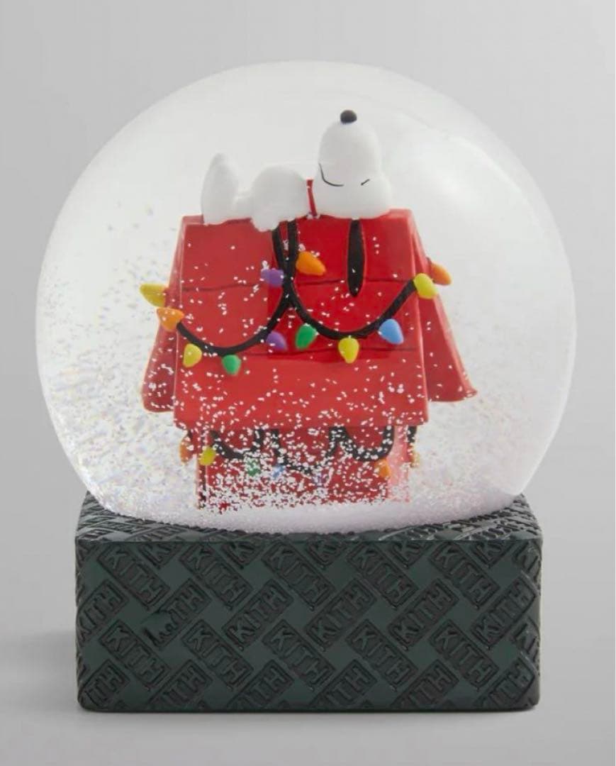 新品 Kith Snoopy House  Globe スノードーム