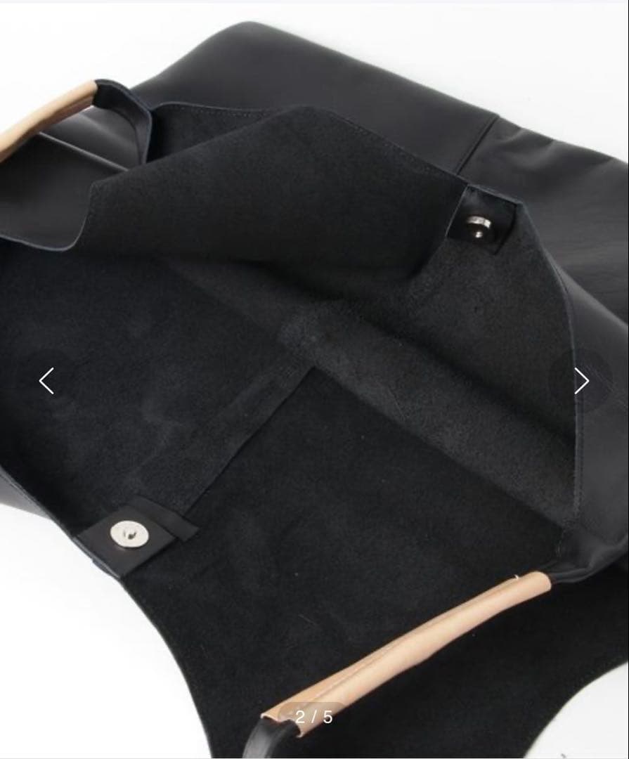 【希少】【united tokyo】カーフレザートート ブラック