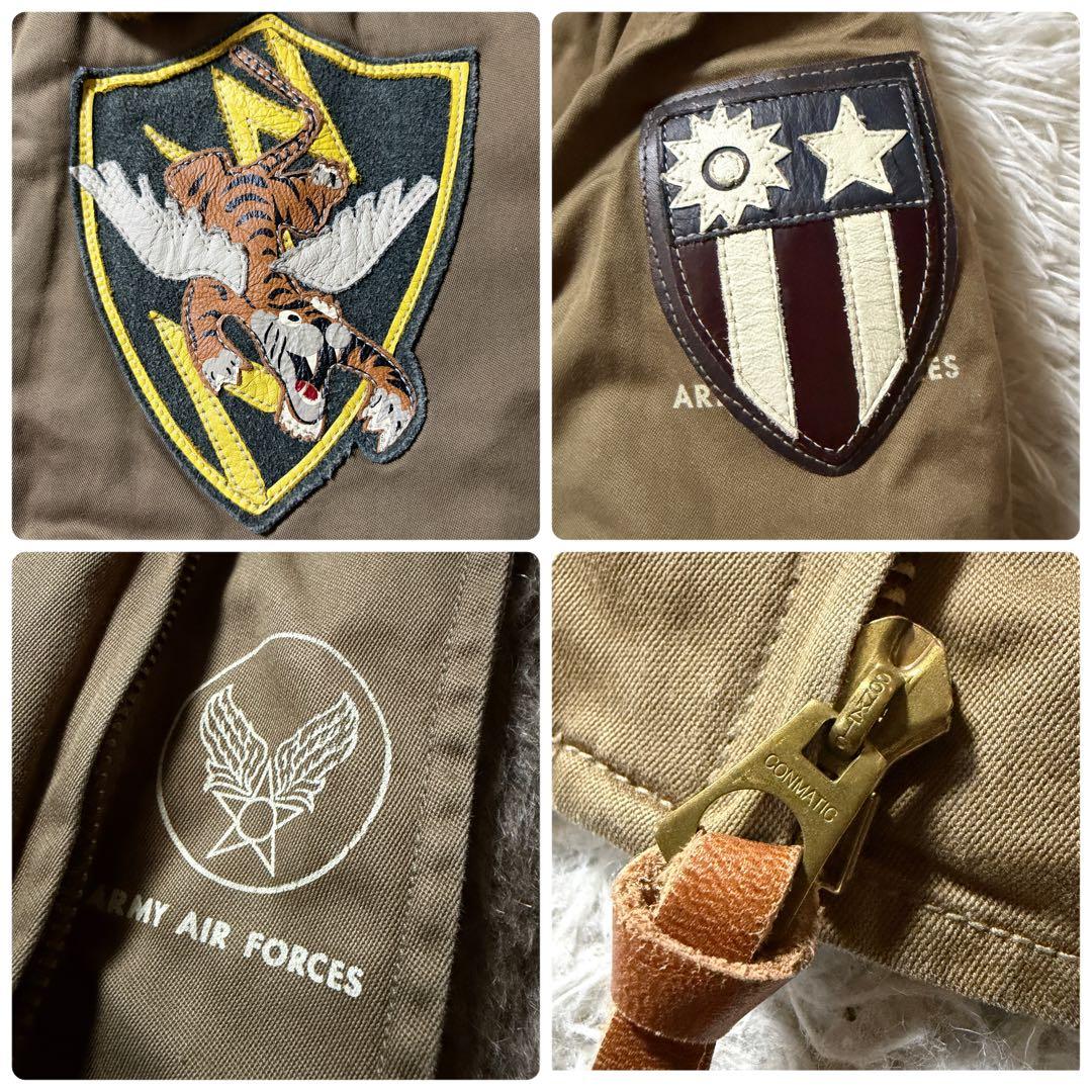 美品■バズリクソンズ　フライトジャケット　B-10 フライングタイガー　42