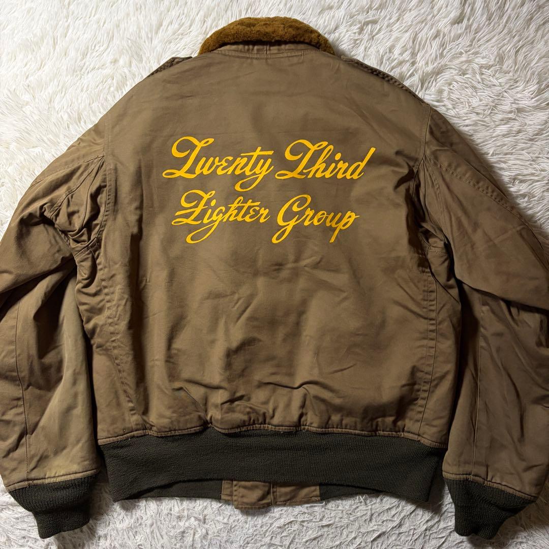 美品■バズリクソンズ　フライトジャケット　B-10 フライングタイガー　42