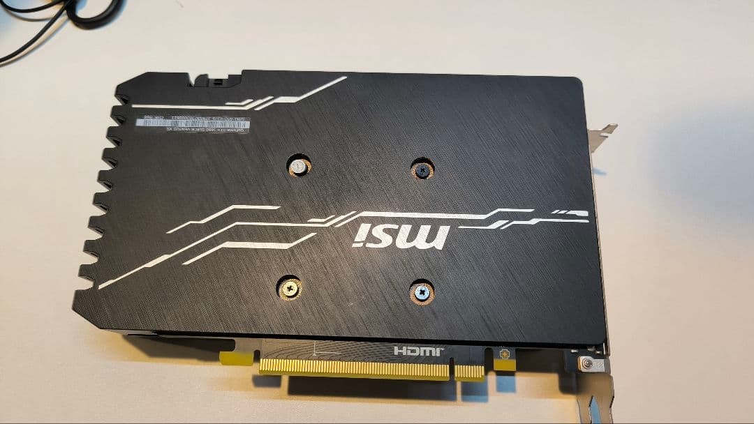 MSI GTX 1660 6gb 動作問題なし