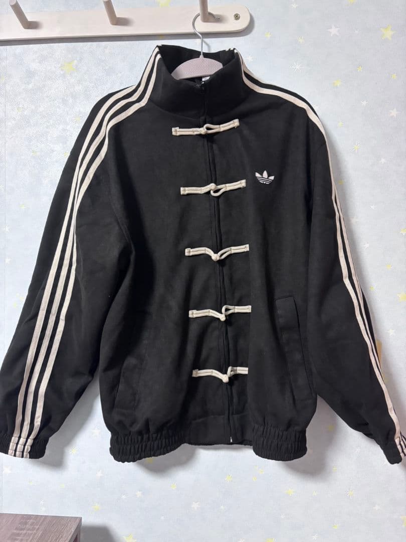 Adidas アディダス 中国限定 巳年チャイナトラックジャケット　ブラックM