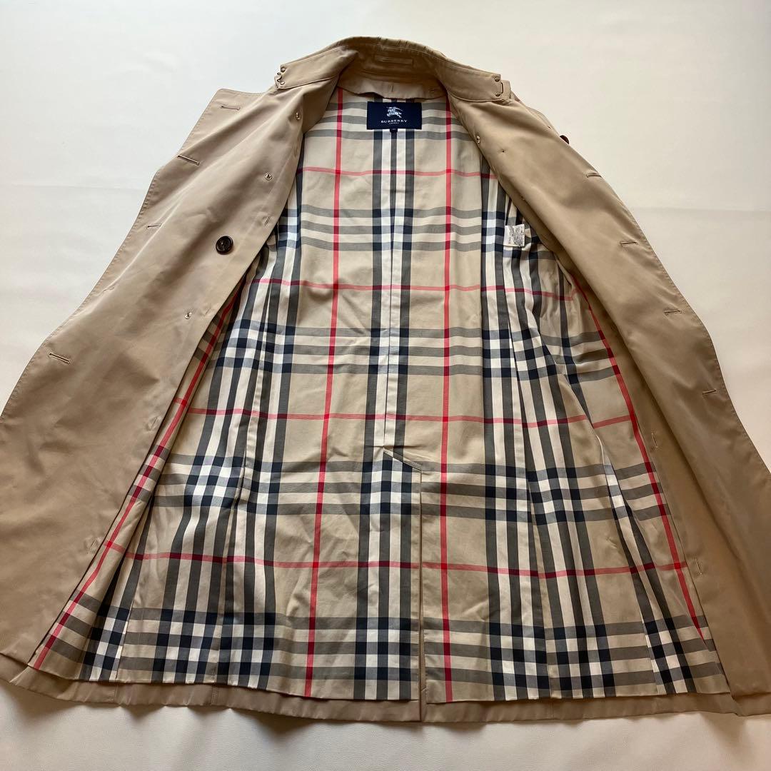 美品 バーバリーロンドン ハニーベージュ トレンチコート 38 丈100