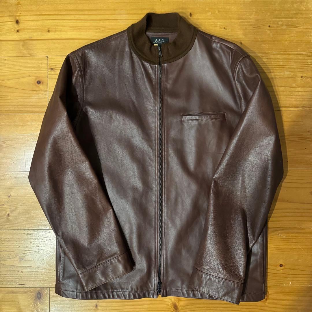 a.p.c. 90s フランス製　レザージャケット
