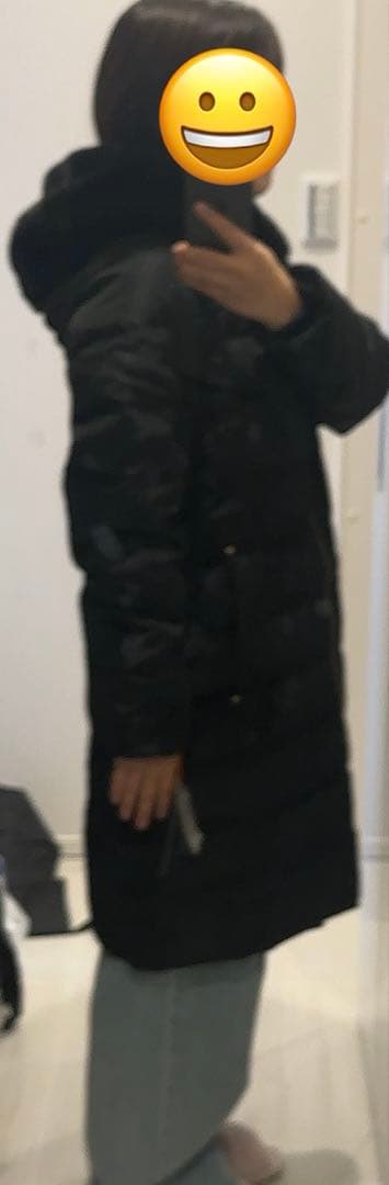 【新品未使用】軽量 スッキリシルエット 黒 ダウンコート 冬　Mサイズ