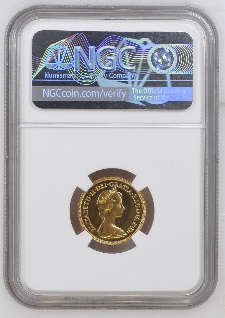 ★★★なかやま夫婦★★★1984年イギリス1/2ソブリン金貨★PF70UC