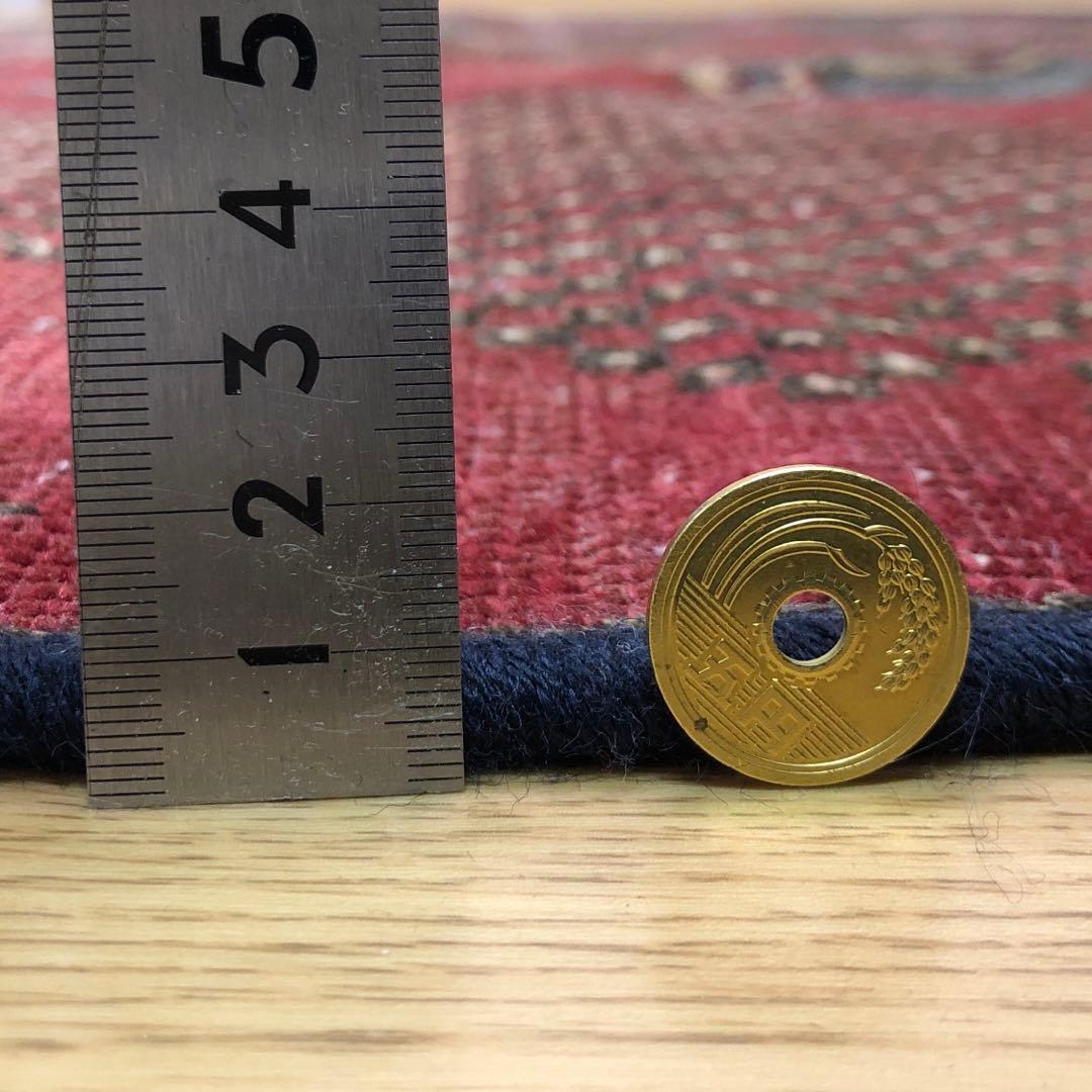 ペルシャ絨毯 ペルシャヴィンテージラグ 145x97 手織り オールド