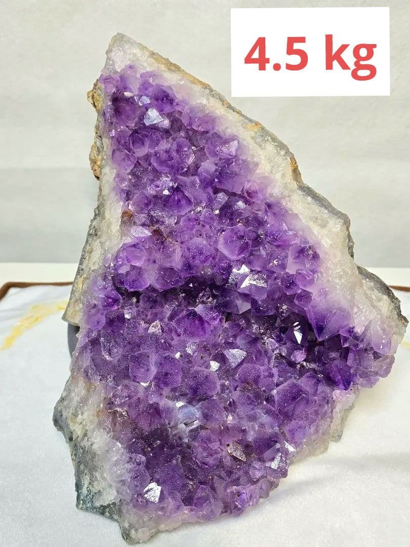 ブラジル産 アメジスト クラスター 特大サイズ 30×21×17cm 4.5kg