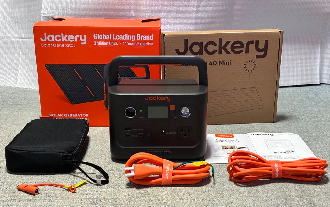 10/3までの限定価格Jackery 300 Plus +40 Mini セット