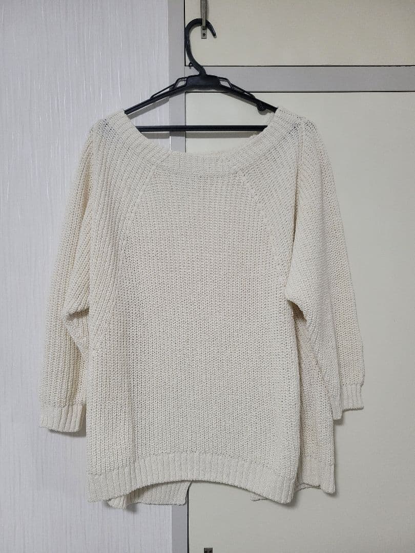 MUSE lily linen アゼプルオーバー ニットシルク