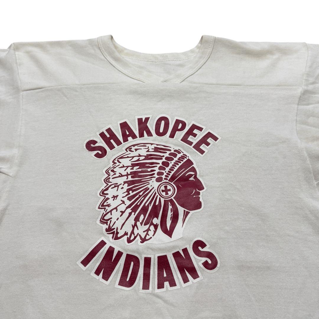 ビンテージ　70s ラッセル　金タグ　フットボールT インディアンヘッド　USA