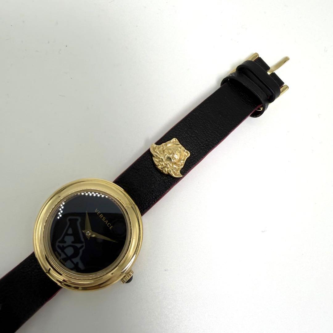 【稼働】 激レア ヴェルサーチ 腕時計 レディース メドゥーサ ゴールド