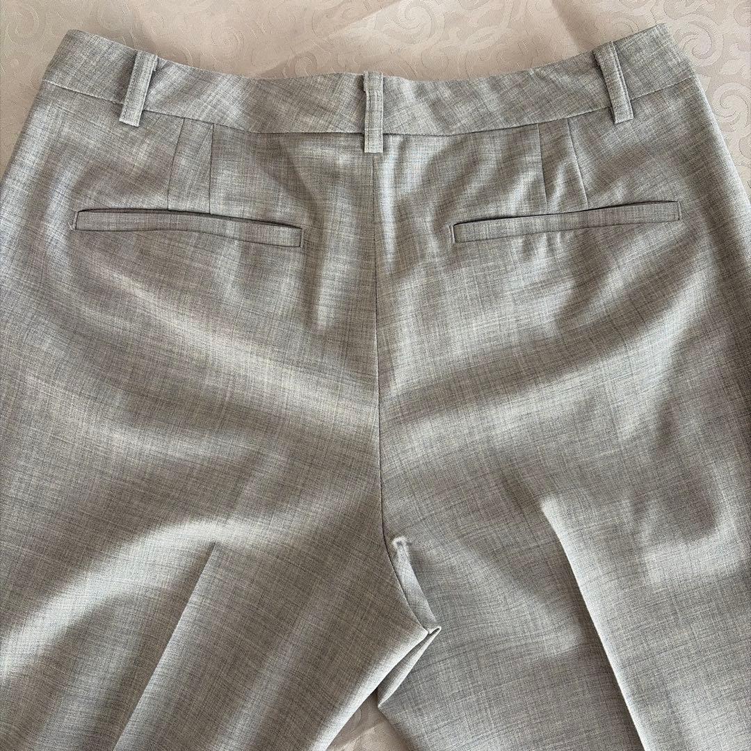 theory luxe executive 40グレー パンツスーツ上下