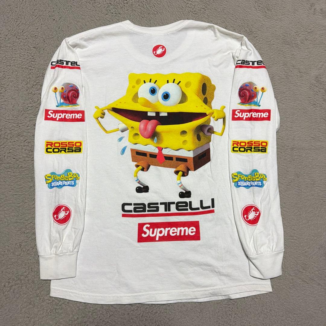 Supreme SpongeBob CastelliRacing ロンt S 白