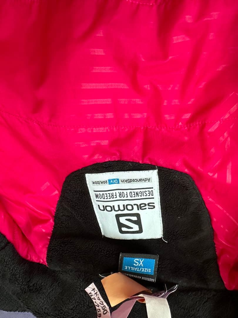 Salomon スキーウェア ピンク 女性用