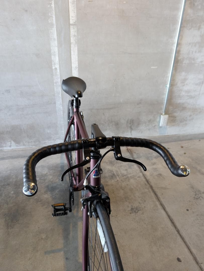 Fuji Feather シングルスピード バイク サイズ52 マットワイン