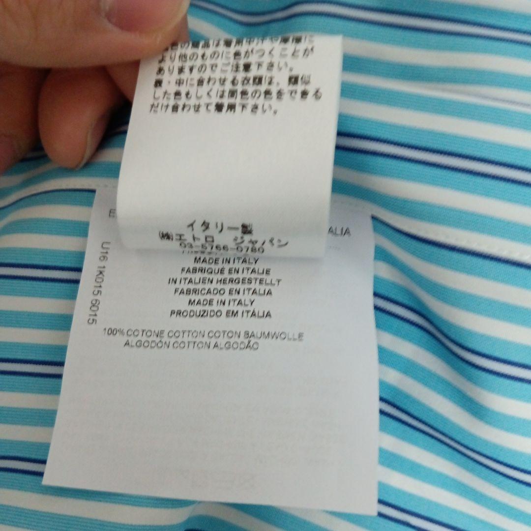 美品ETRO　Yシャツ　イタリア製　箱付き