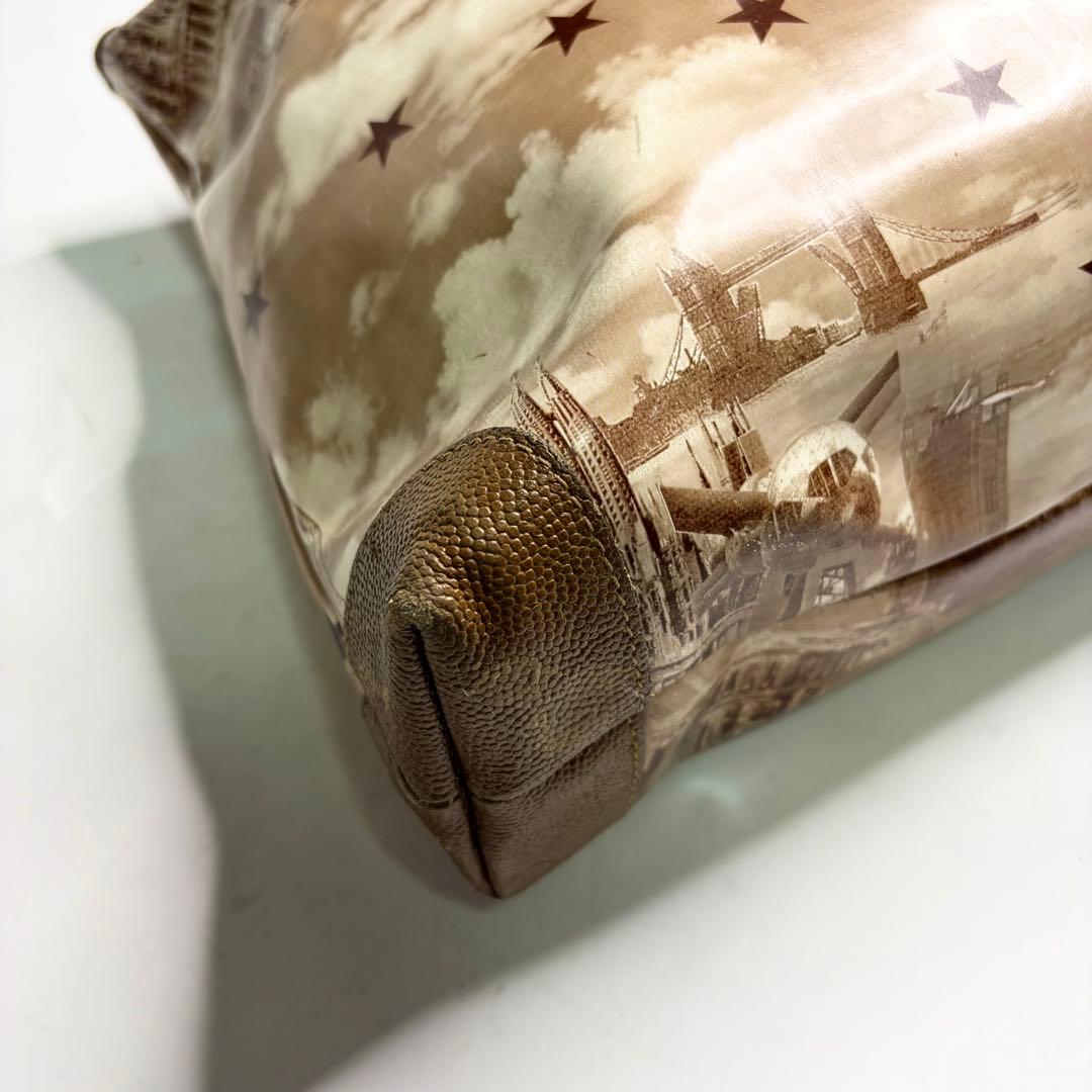 JEAN PAUL GAULTIER ゴルチエ ランドマーク柄 トートバッグ