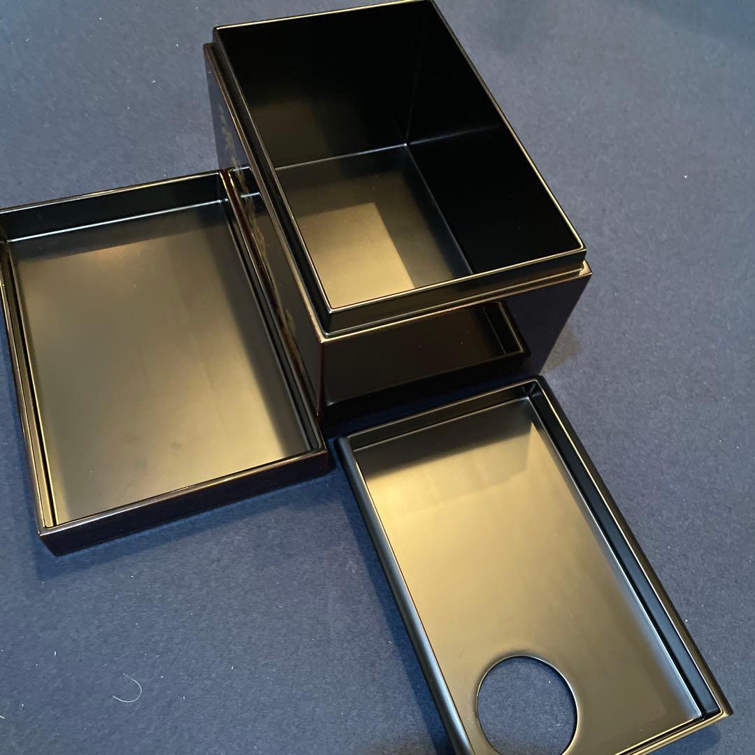 「茶箱」『溜塗の住吉蒔絵 利休茶箱』です。共箱※美品　茶道具