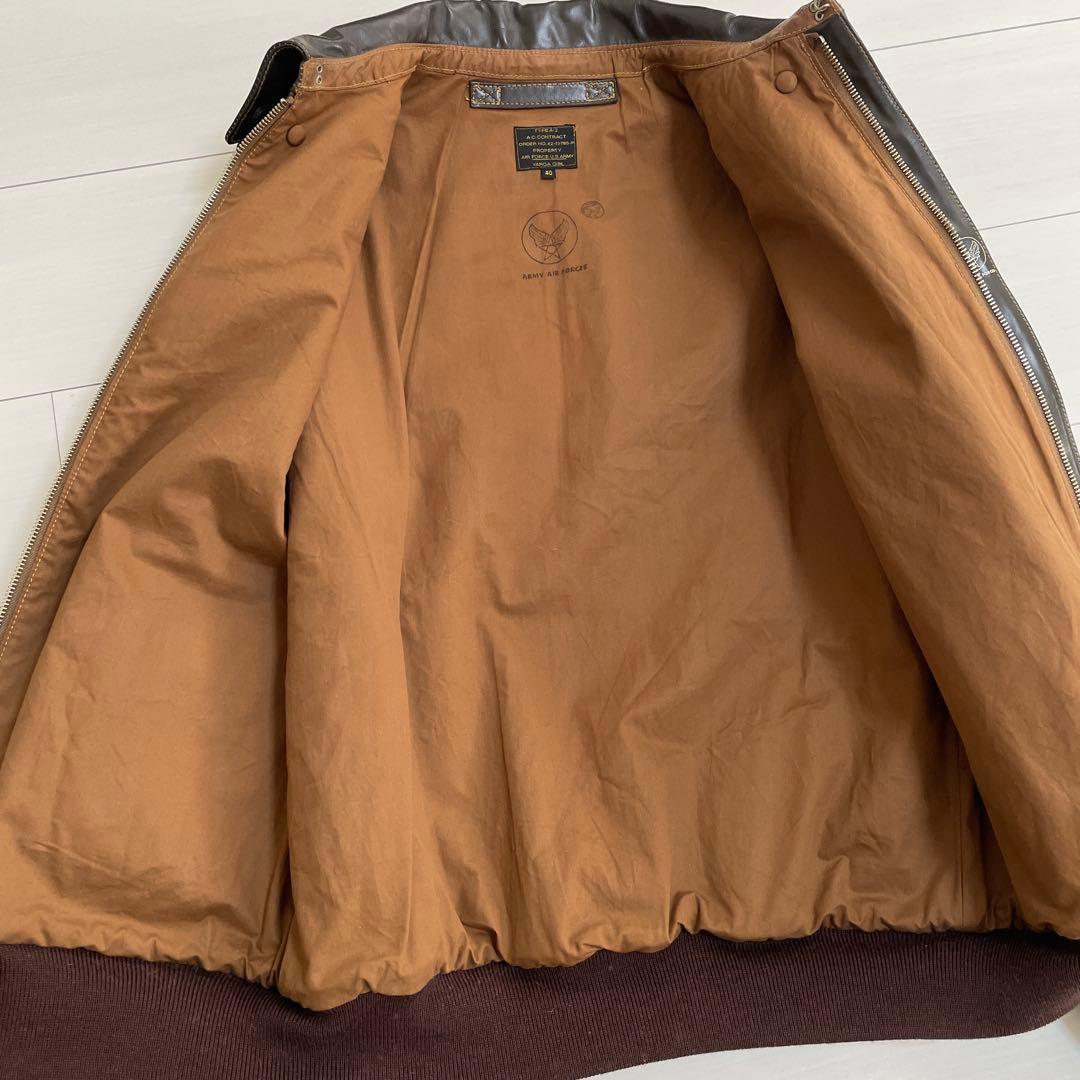 VARGA GIRL A2 馬革 フライトジャケット レザージャケット レア