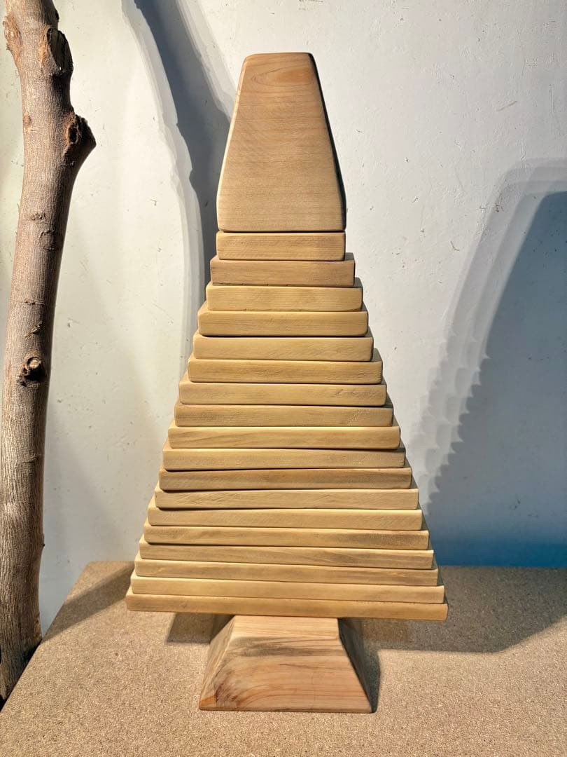 木製クリスマスツリー 高さ約30cm