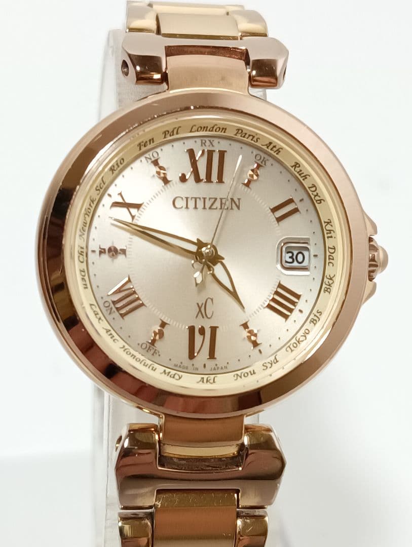 シチズン　HAPPY FLIGHT　電波ソーラー　腕時計　EC1032-54X