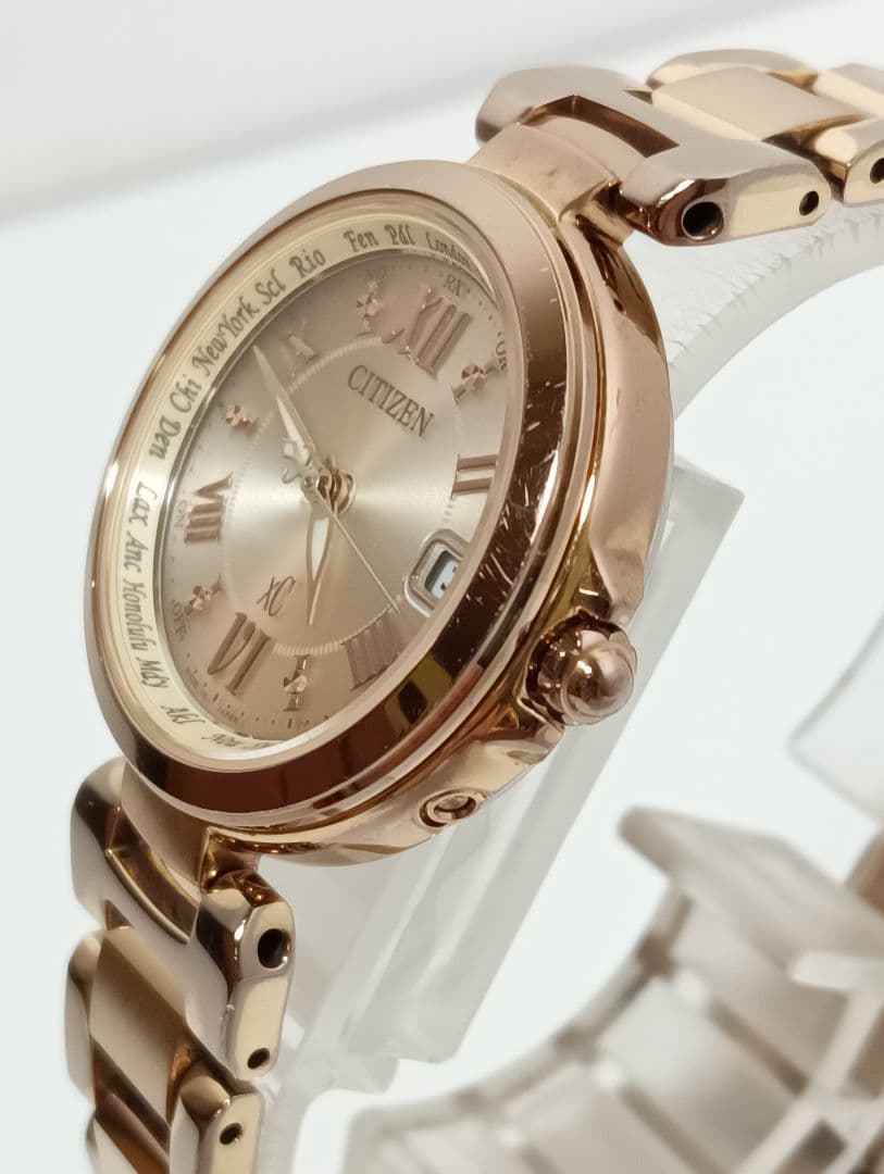 シチズン　HAPPY FLIGHT　電波ソーラー　腕時計　EC1032-54X