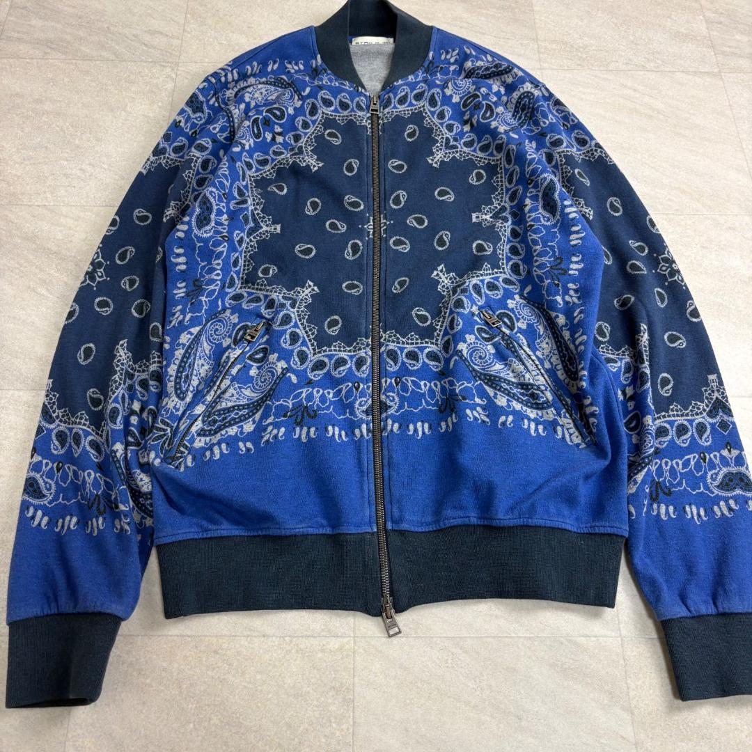 ETRO エトロ ブルゾン ジャケット ペイズリー ドライバーズ 青