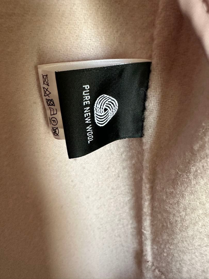 anuans リバーロングチェスターコート PINK