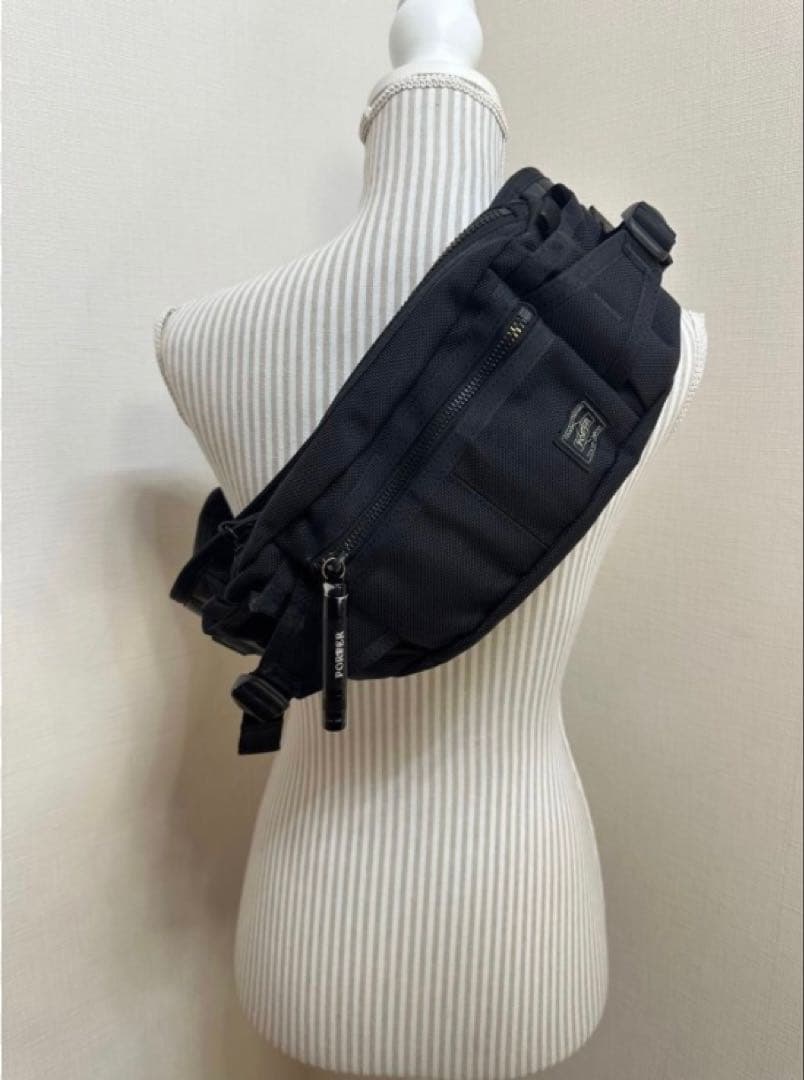 PORTER ボディバッグ ウエストポーチ ブラック