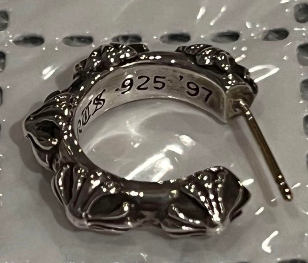 クロムハーツ フープピアス 美品 ポーチ付き