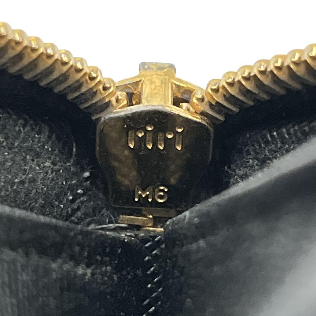 PRADA プラダ　長財布　ゴールドロゴ　ロングウォレット　黒　サフィアーノ