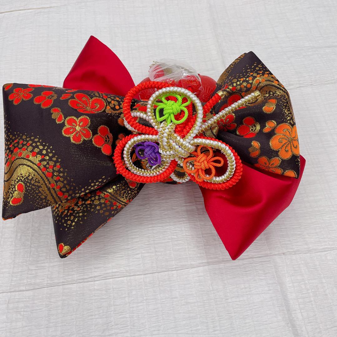 Ｙ★3299★ 女の子 七五三 飾り帯　はこせこセット 草履 女児 帯