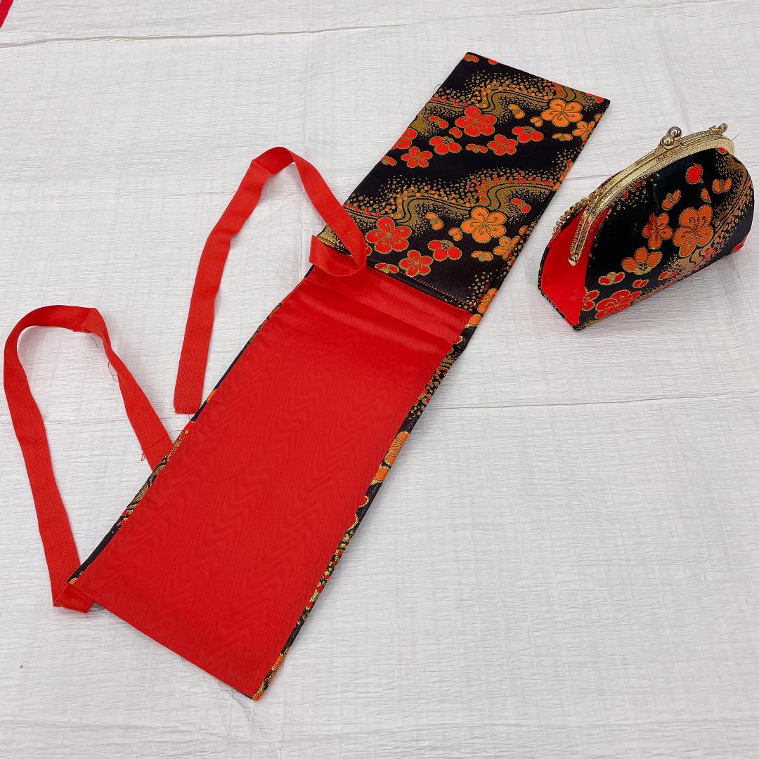 Ｙ★3299★ 女の子 七五三 飾り帯　はこせこセット 草履 女児 帯