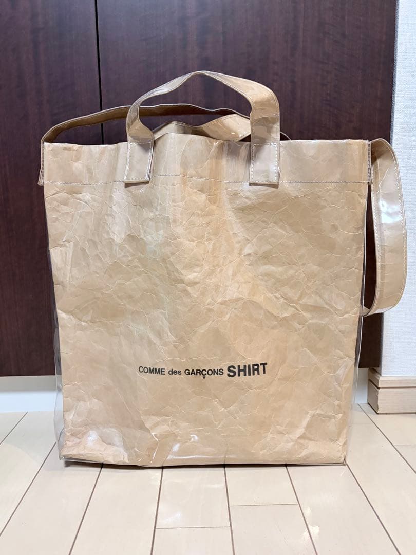 コムデギャルソンシャツ　PVCトートバッグ