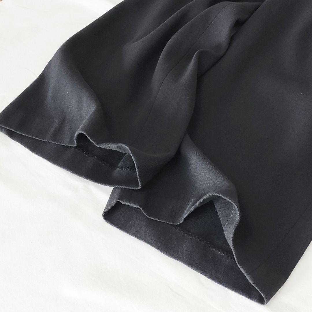 IENA 二重織 ツイルオールインワン 黒 38