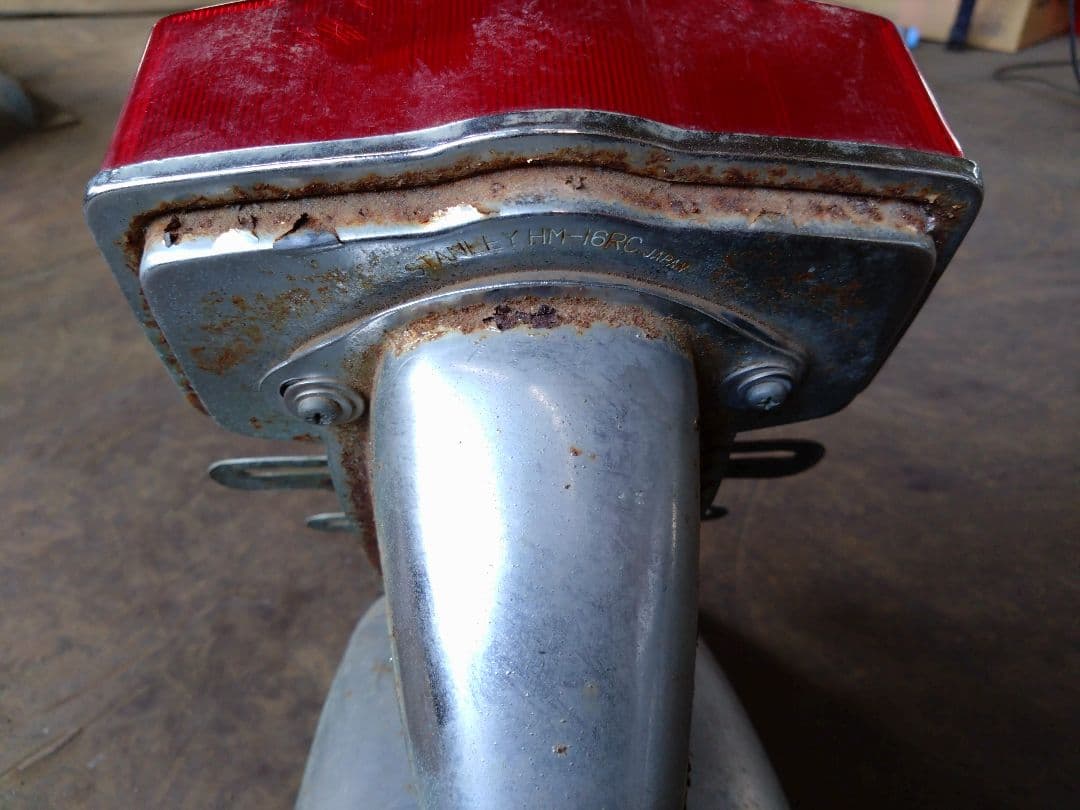 CB400F リアフェンダー テールランプ 当時物 ヨンフォア　フォーワン