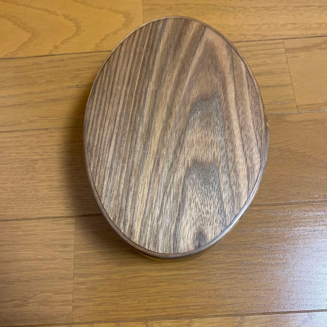 木製楕円形収納ボックス 狐崎ゆうこさんお弁当箱