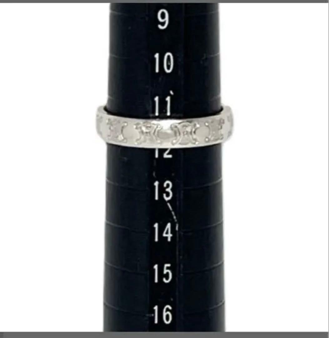 【購入店舗の販売証明書付き】セリーヌ12号 リング マカダム