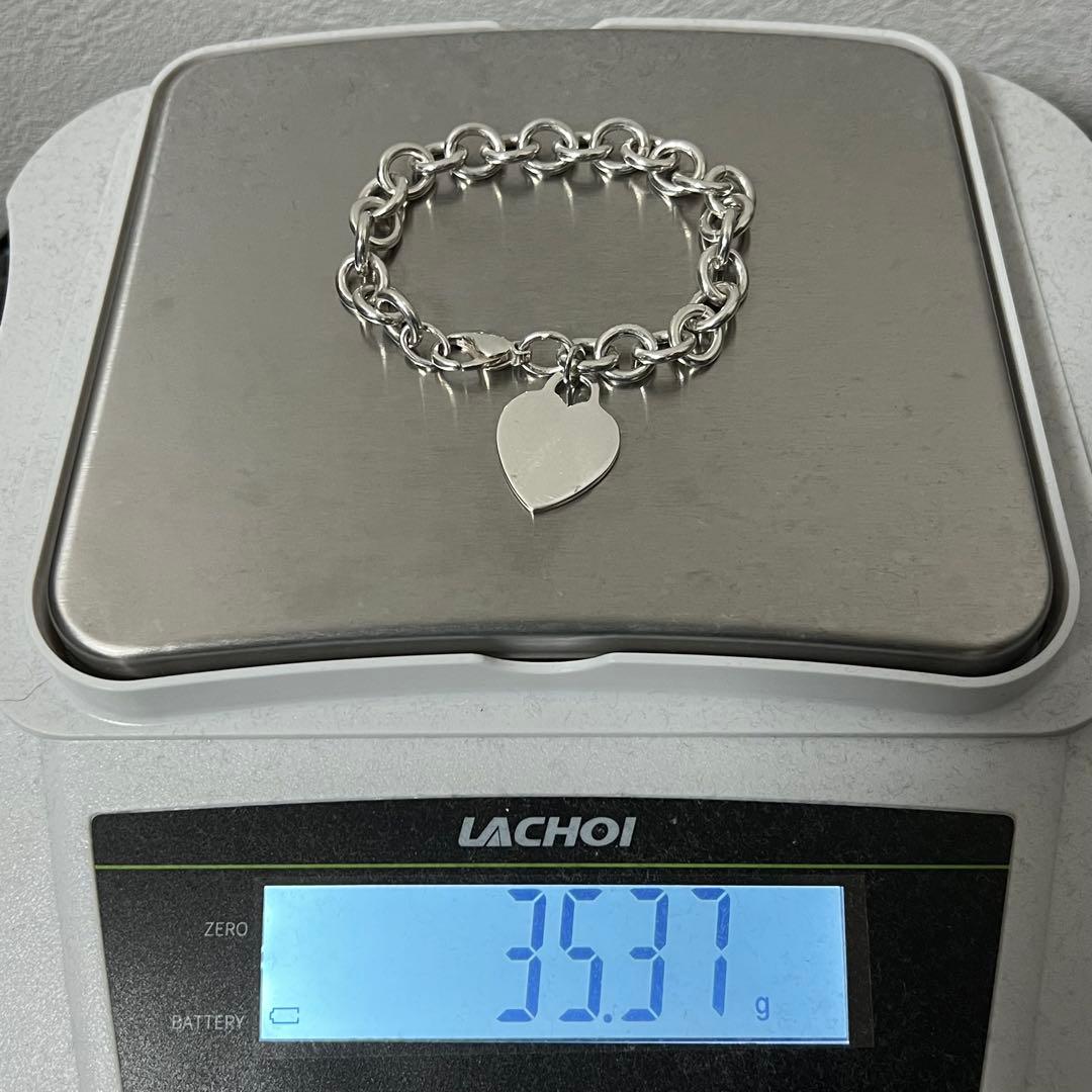 ティファニー TIFFANY&CO ハートタグ チェーン ブレスレット SV