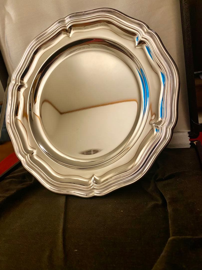 【☆超レアアイテム☆】クリストフル 花リムプレート