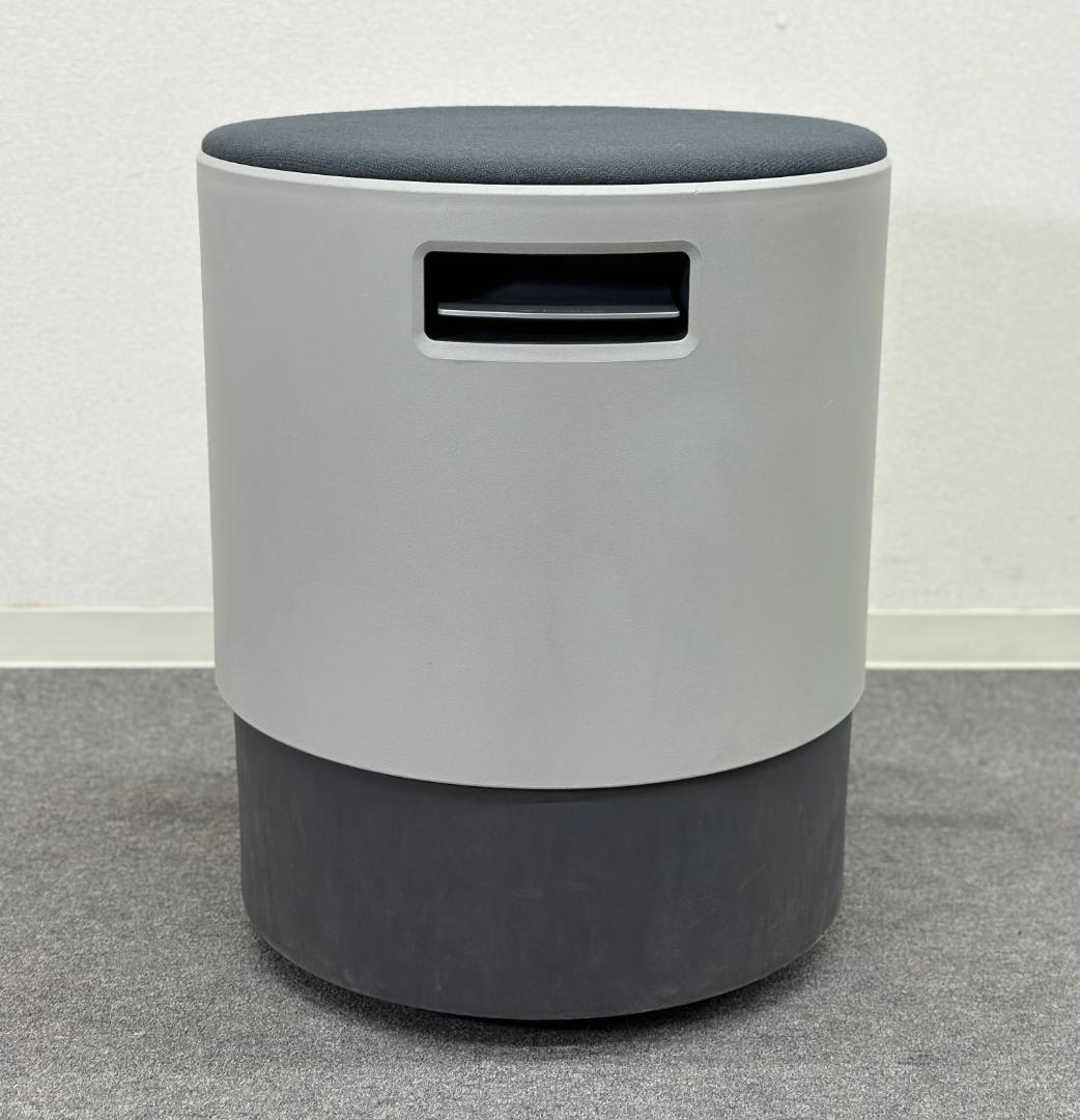 スチールケース■ターンストーンブイ　バランスチェア　スツール　オフィス　グレー系