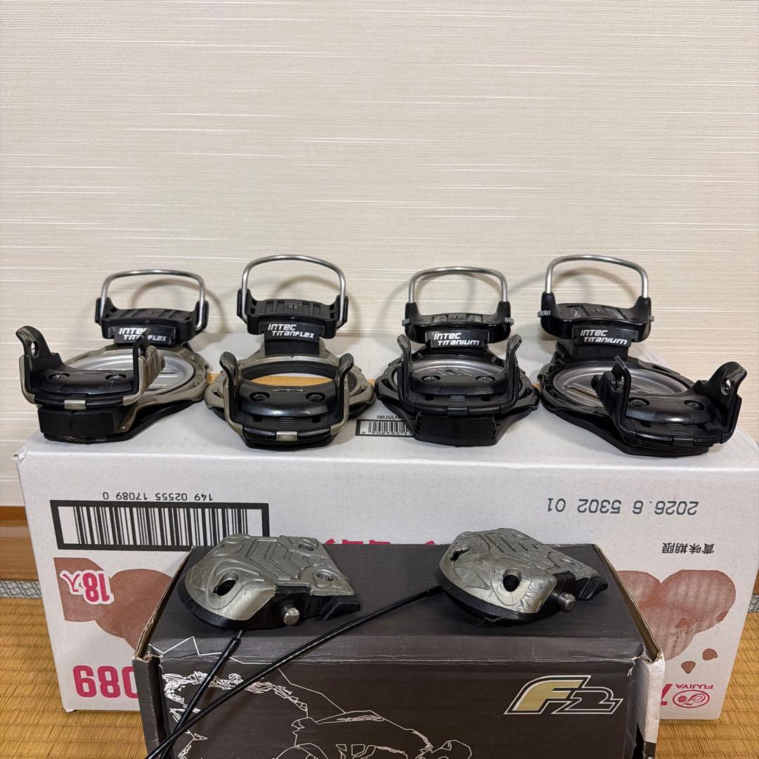 F2 バインディング2セット➕ヒールアダプター